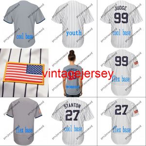 2018 Stars Stripes Jersey 13 Alex Rodriguez 18 Didi Gregorius 25 Gleyber Torres 27 Giancarlo Stanton 99アーロンジャッジジャージ