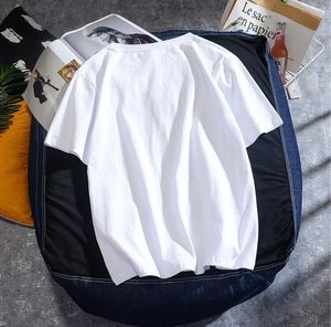 mens summer Cotton t-shirt short sleeve student coat Loose cool colors Y0323