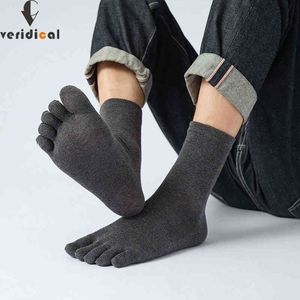 Toesbusiness Men Short Socksの中で静止した5ペア/ロット5本/ロット5本の指