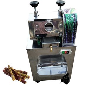 Açúcar elétrico de aço inoxidável Juicer Machine Machine Commercial Houseld Extrusão Açúcar Cana Juicing Squeezer