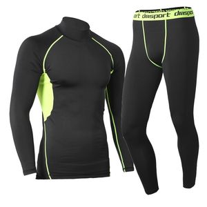 Långa Johns Mens Thermal Underkläder Set Kvinnor Garrafa Termica Compression Thermo Underkläder Mäns lyckliga John Cueca Spandex Leggings 211110