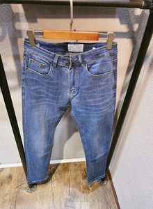 Lüks Tasarımcı Erkek Kot Yaz Ince Tasarım Denim Desen Pantolon Pamuk Vintage Moda Slim-Bacak 21ss Son Listin Hafif Eashed Yıkanmış Pantolon ABD Siz 28-38