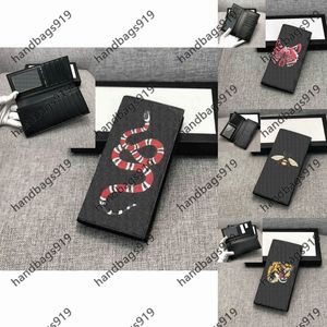 Lady Wallet Donna Uomo Portafogli lunghi Porta carte da donna Portamonete modello uomo Donna nero Colore puro moda tutto-fiammifero portamonete classico porta carte