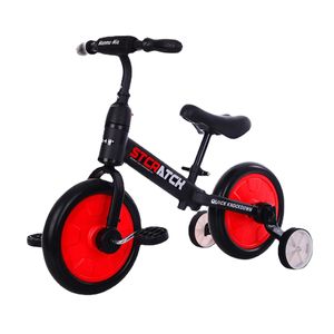 Doki Toy Kids Balance Bike Ultralight Kids Riding Bicycle for 1- 5 Years Baby Walker Scooter Auxiliary wheel No-Pedal Learn