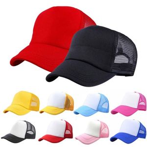 baseball netto mössa ledsen vuxen utanför mesh trucker kepsar män och kvinnor snapback baseball cap toppad hatt jw146