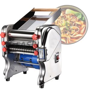 220V Commercial Maker Rostfritt stål Elektrisk pasta Nudlar Press Wrappers Automatic Noodles Machine