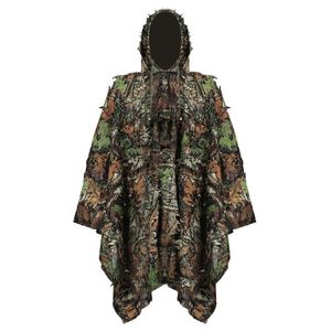 Cloak Sukienka Polowanie d Bionic Ghillie Yowie Sniper Birdwatch Camouflage Odzież Poncho Jungle Game Sets
