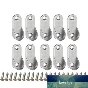 Diversos do agregado familiar Oval Closet Rod End suporta acessórios de hardware de mobiliário Suporte de tubo de guarda-roupa Suporte de suporte de suporte