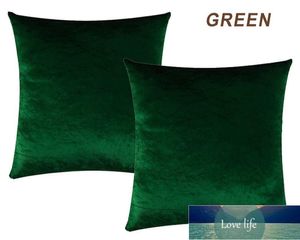 Caso de travesseiro de ouro decoração de veludo casa decorativa prata almofada de almofada cinzento para quarto sofá verde tecido de fábrica preço especialista design de qualidade mais recente estilo original