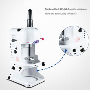 Triturador de gelo elétrico Máquina de gelo industrial Máquina de cone de neve Máquina de gelo raspado Fabricante de lama de areia de gelo