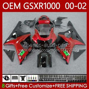 鈴木1000cc GSXR GSXの注射モールドフェアリングGSX DARK RED R1000 GSXR CC Bodywork NO GSXR1000 K2 GSX R1000 OEMボディキット