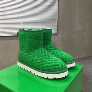 Luxurys design mulher moda mulher botas neve peças de pelúcia quente quente fêmea ovelha pur Mujer Alta qualidade não deslizamento BOTEGA BELO