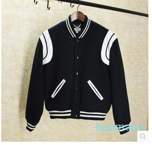 Jaquetas Designer-Plus tamanho da marca de moda streetwear Pu patchwork jaqueta bomber masculino Varsity Jacket casaco elegante jaqueta de beisebol casaco feminino