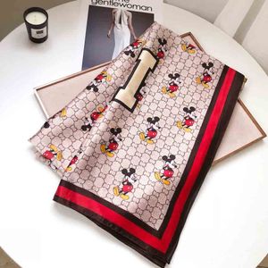 2024 classic spring and summer high quality mascot scarves 18090cm outdoor travel fashion scarves for men and women