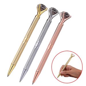 DIY Diamond Crystal Pen Gem Gem Ballpoint Pen Wedding Office Saceates 3 цвета