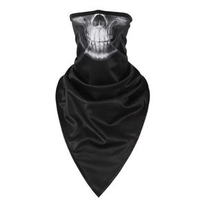 Winddichte Totenkopfmasken, taktische Armee, Dreieckstuch, Sport-Gesichtsmaske, Angeln, Radfahren, Laufen, Halsmanschette, Abdeckung, magisches Bandana, staubdichte Outdoor-Schutzausrüstung