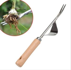 Garden Supplies Hand Weeder Weeding Tool 12 Inch Manual Rust-Resistant Stainless Steel Leverage Base for Saving Effort to Remove