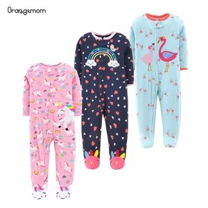 Бренд Orangemom Официальный магазин Baby Romper Мультфильм Комбинезоны Хлопок Рожденные Девушка Одежда Пижама для младенцев 0-24 м Комбинезон 210816