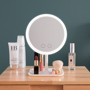 Wholesale small dressing table with mirror for sale - Group buy Makeup with led Dressing table beauty ring Beauty Tools For Po fill light small mirrors