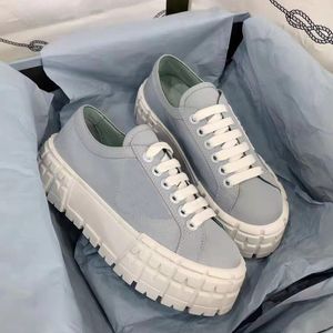 Erkek Bayan Tekerlek Cassetta Sneakers Pamuk Tuval Rahat Ayakkabılar Naylon Gabardine Yüksek Düşük Kauçuk Platform Motocross Lastiklerinden İlham Alanı Sneaker Boyutu 35-40 263