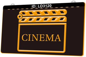 LD3120 السينما 3D النقش LED ضوء تسجيل الجملة التجزئة