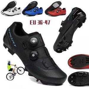 Cycling Footwear Professional Road Racing Bicycle Flat Sneakers 2021 Men's Non-Slip Women's Off-road Bike Spd Mountain Shoes Speed