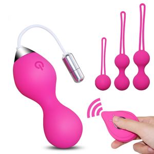 Sex vuxna leksaker kegel - kvinnlig vaginal vibrator silikon boll sex leksak ben wa muskel åtdragning träning vuxen kärleksprodukter 1012