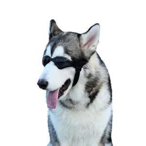 Moda Okulary przeciwsłoneczne Gogle Składane Wiatr Ochrona przed słońcem Okulary Pies Średni Duży Psy Szkło
