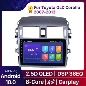 2din Araba DVD Radyo Ekran DSP Multimedya Çalar için Toyota Corolla E140 E150 2006-2013 9 inç Android 10.0