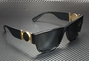 Luxusdesigner 4369 Schwarz Grau Rechteckige Herrensonnenbrille 58 mm Mann Frau Unisex Modebrille Retro Kleiner Rahmen Design UV400