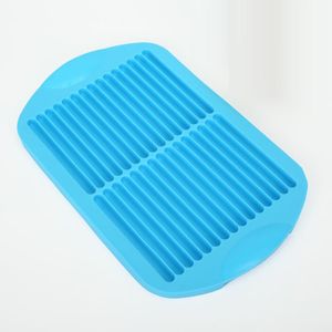 Moldes de silicone para o dedo comprido moldes de molde de molde de molde de chocolate biscoit biscoit doce de pudim molde o cubo de gelo com treliça de gelo lanches de lanches de lanches zl0028