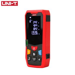 Uni-T Laser Range Finder 40m 50m 60m LM LM Série Digital Laser Distance Medidor Trena Tape Fita Métrica Medida Eletrônica Régua 210719