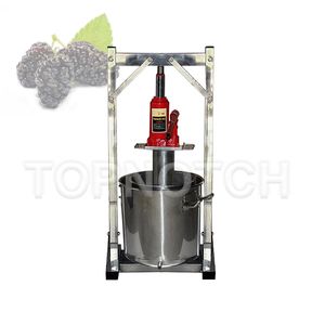 Liten Hem Använd Hydraulisk Frukt Juicer Maskin Druvvin Juice Press Maker Made In China