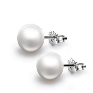 JewelryPalace Freshwater Cultured Pearl Ball Oorbellen Sterling Silver Oorbellen Voor Vrouwen Koreaanse Earings Mode sieraden Z2
