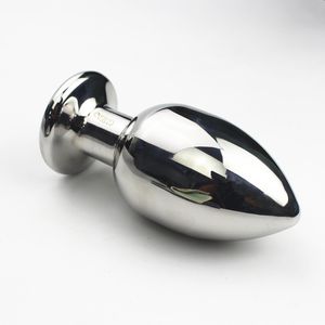 14 Sizes Solild Stainless Steel Anal Ball Butt Plugs Dilator Anus Trainer Smooth Stopper Masturbation Devices Sex Toys for Men and Women HH8-1-201