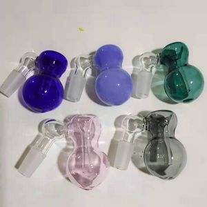 Smoking Pipes Boutique gourd 14 plug pendant high borosilicate glass handicraft cigarette fittings