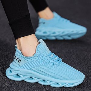 Moda ao ar livre lace-up esportes confortáveis ​​sapatos atléticos treinadores femininos homens casuais homens executando tênis respiráveis ​​jogging andando