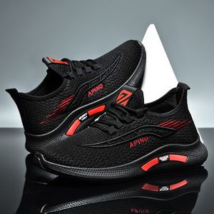 2021 Wholesale Top Fashion Running Shoes Mens Women Sports Outdoor Runners Black Red Tennis Flat Walking Jogging Sneakers EUR 39-44 WY15-808