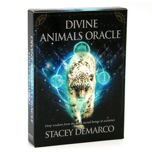 Animais Divinos Oracles Cartão Profunda sabedoria dos seres sagrados na existência Stacey Demarco 44 cartas