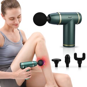 Massageador elétrico portátil Fásgica Gun Músculo Relaxador de alta frequência Vibração de vibração Massager Bolso Aliviar a fadiga