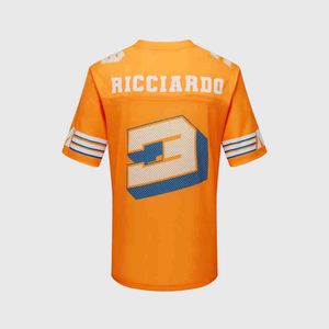 o Site Mclaren F1 Daniel Ricciardo 3 T-shirt Manga Curta Homem Verão Lazer Air Campanha T-shirts 1mtz