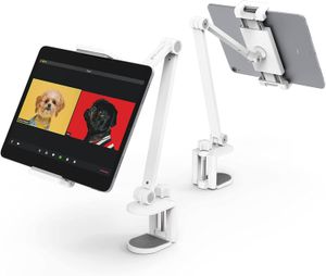 Superfície Pro Mount, suporte de tablet, suporte de suporte de tablet ajustável multi-ângulo para 4.7 '' - 13 '' Tela Microsoft Surface Pro Series, iPad Pro 11/12.9, iPad