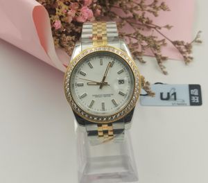 Hight Quality 36 / 41mm Automatyczne Mechaniczne Zegarki Zegarki Bezel Ze Stali Nierdzewnej Kobiety Diament Lady Watch Wodoodporne Świecące Zegarki z Pudełkami Prezenty