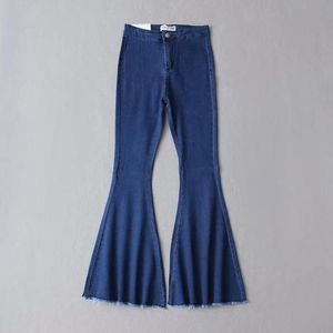 Summer Vintage High Waist Jeans Woman Long Trousers Cowboy Female Loose Streetwear Flare Pants 210510