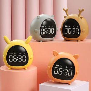 Clocks Accessories Other & Alarm Clock Bedside Snooze Up Wake Timer Sleep Bedroom/table/desk Temperature Child Kids
