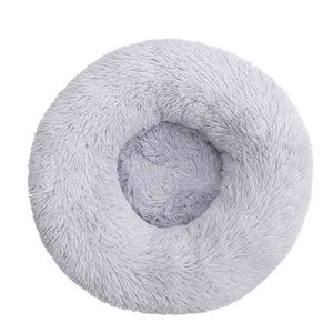 Hundbäddar Hus soffa Round Plysch Mat för Små Medium Dogs Stora Labradors Cat Pet Bed DCPet Drop 210924