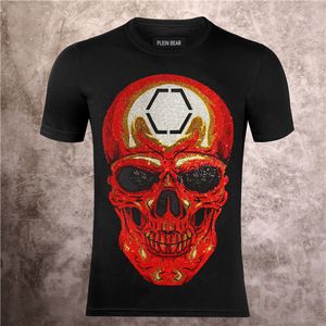 Plein Bear T Shirt Mens Designer Tshirts Rhinestone Czaszki Mężczyźni Koszulki Klasyczne Wysokiej Jakości Hip Hop Streetwear Tshirt Casual Top Tees PB 16064