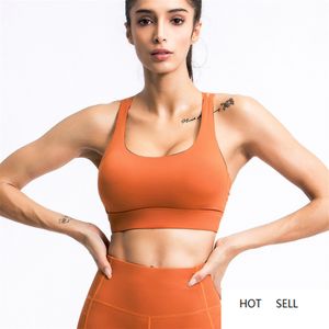 Melody Bras dla Kobiet Sport Push Up Gym Crop Top Vest Workout Bez Rękawów Chest Shockproof Running Pullover Tank