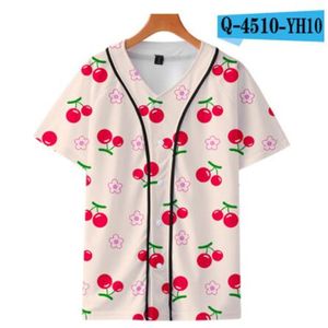 Fashionable customized Baseball Jerseys Casual 3D Men thin Baseball Shirts Comfortable Training Jersey 045