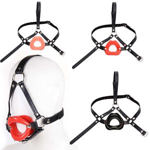 Massagem Artigos Silicone O Abertura de Boca do Slave Fetiche BDSM BDSM Bondage Gag Jogos Adultos Cosplay Sexy Brinquedo para Mulheres Casais Brinquedo Adulto